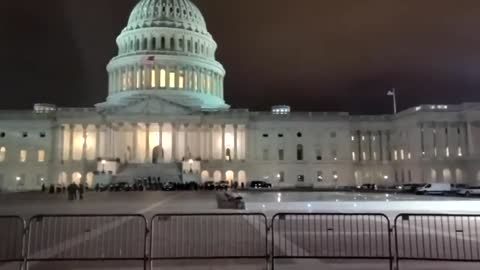 Dystopic vibes at the US Capitol building in DC