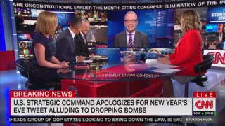 CNN condemns Defense Dept tweet about dropping something on New Year's Eve