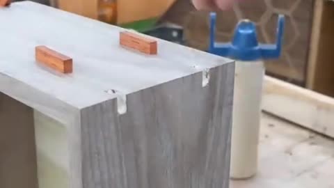 Applying Glue in Wood