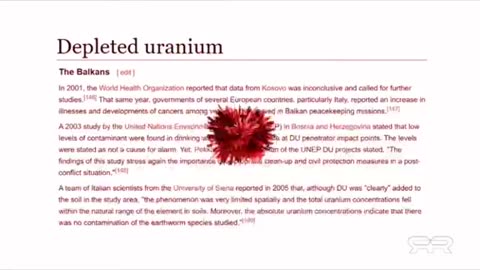 REESE REPORT~NATOS DISPERSAL OF DEPLETED URANIUM THROUGHOUT THE WORLD