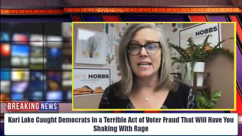 Kari Lake Caught Democrats in a Terrible Act of Voter Fraud That Will Have You Shaking With Rage