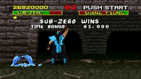 Mortal Kombat: Sub-Zero Fatality On the 1st Round 👀 #shorts