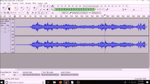 Noise reduction in Audacity