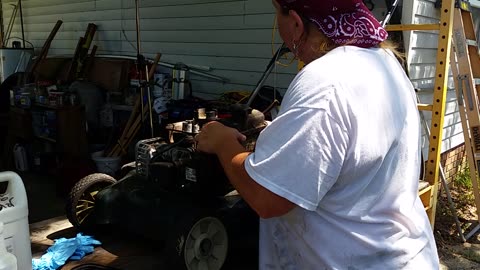 Fix The Boelens Mower Tank... Giant Hole