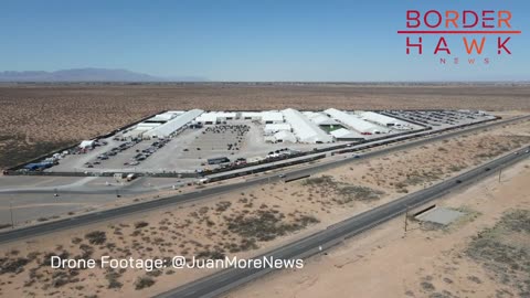 Massive Illegal Alien Processing Center In El Paso Desert