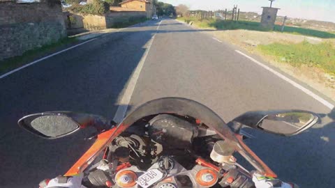 My first ride of 2023 (Rsv 100 r) Italy
