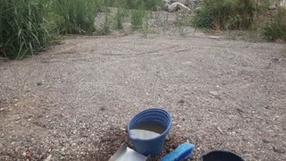 Las Vegas, NV, Gold prospecting, Desert Exploring 2022-08-27 part 11 of 13