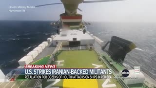 US launches retaliation strikes against Iranian-backed Houthi militants in Yemen