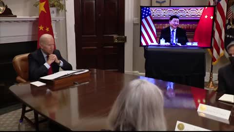 WATCH: Biden meets with Chinese President Xi Jinping