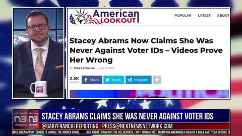 Stacey Abrams Now Claims She Was Never Against Voter IDs – This Video Proves Her Wrong