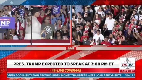 FL Rally, Brings Her DJT Signed Magador JacketRoseanne Speaks At Trump's
