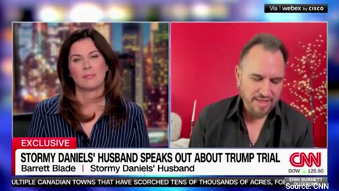 WATCH: Stormy Daniels’ Husband Says They Will Likely “Vacate Country” If Trump Found Not Guilty