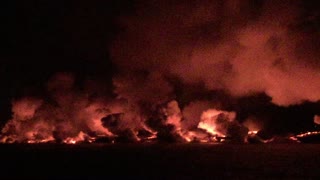 Kilauea Volcano, Hawaii, erupting, July 23, 2018