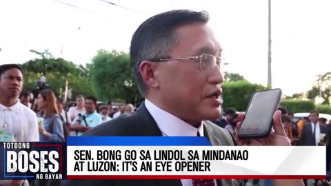 Sen. BongGo sa naganap na malalakas na lindol sa Mindanao at Luzon: It's an eye opener. 📽️ SBG