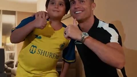 Cristiano Ronaldo Meet With Fan😍😍