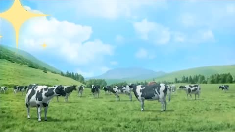 Funny cow danc