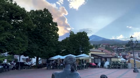 Italy's Mount Etna spews volcanic ash and lava