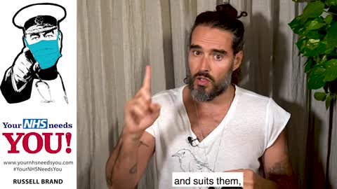Russell Brand: "US corporations are taking over the NHS. We're being duped. We're being conned."