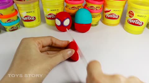 Surprise Egg Showdown: Spiderman, Captain America, Hulk in Action!