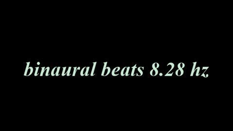 binaural beats 8.28 hz