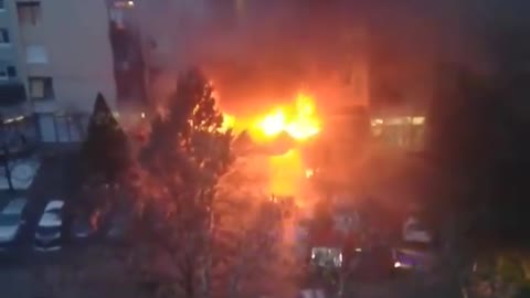 Vatra guta dva stana u centru Mostara