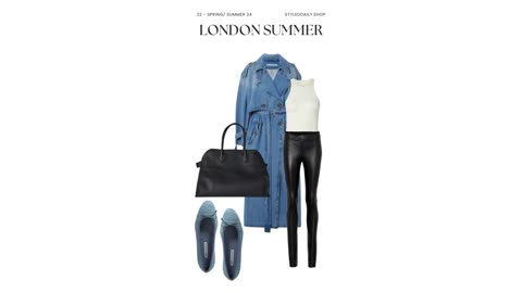 Styling a Versatile Denim Trench for London Summer | Styled Daily