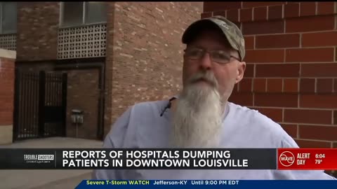 Louisville KY Hospital's DUMP Elderly Patients On Sidewalk!