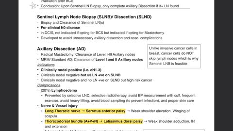 MRCS USMLE Board review Study with me surgery using Goodnotes app Breast surgery 2