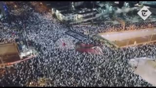 massive protest calling for war Benjamin Netanyahu (Bibi) to resign