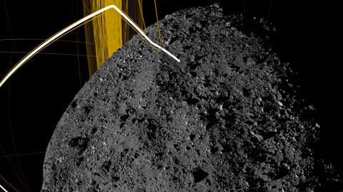 OSIRIS REx Slings Orbital Web Around Asteroid to Capture Sample