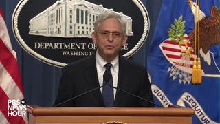 AG Merrick Garland delivers a statement about the FBI raiding Trump