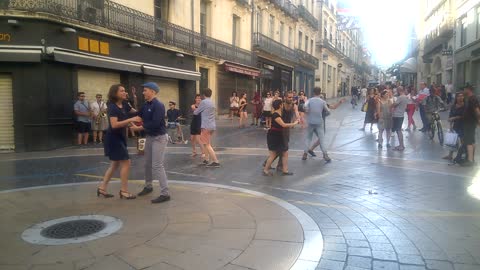 Street Dancing in Montpellier, France