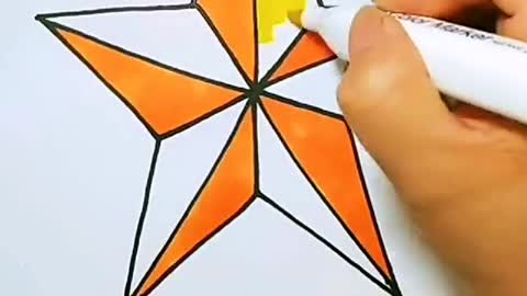 Five pointed Star Simple Stroke