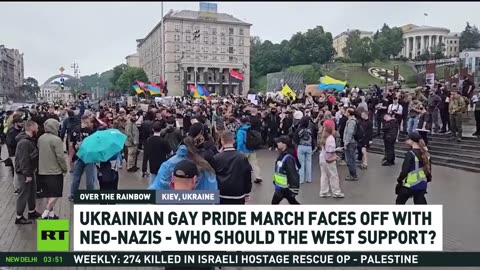 UKRAINIAN PRIDE MARCH RIVALED BY NEO-NAZIS IN KIEV