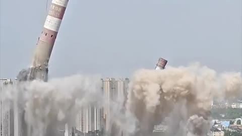 A thermal power plant was blown up in the Chinese city of Zhengzhou.