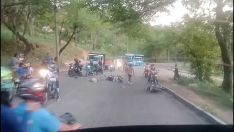 Accidente de adulto mayor en el norte de Bucaramanga