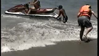 Woman Pulls Sister Off Jetski Trying To Get On It