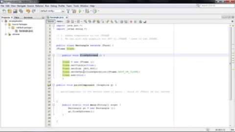 Java Tutorial for Beginners - 44 - GUI - Graphics and the Paint method 3