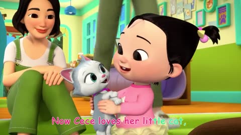 Cece had a little cat | Cocomelon nursery Rhyems and kids songs