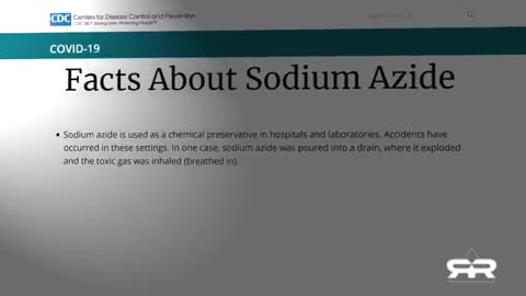 Covid-19 DIY Test contains lethal poisons Sodium Azide