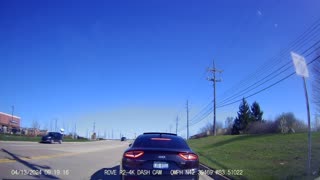 Traffic Jam For ECC Cars And Coffee, Near Technology Drive, Northville, Michigan, April 13, 2024