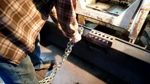 Welding a Chain Hook to Skid-Steer Bucket