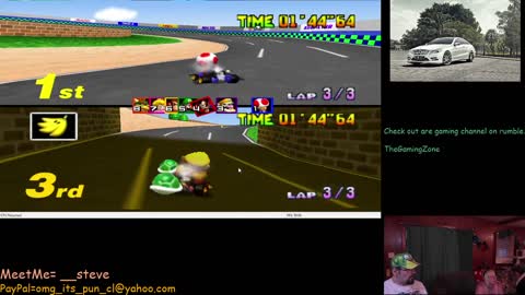 Mario Kart 64 ( With Sara from Meet Me ) 150cc