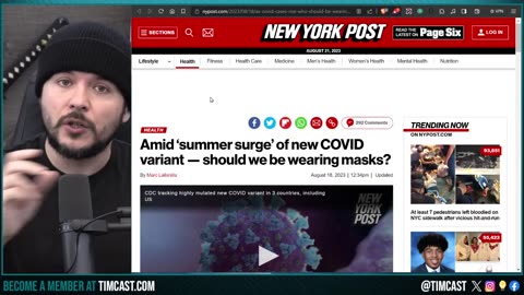 COVID LOCKDOWNS Coming BACK, Mask Policy Return As CDC Warns of New Variant, ALEX JONES MAY BE RIGHT