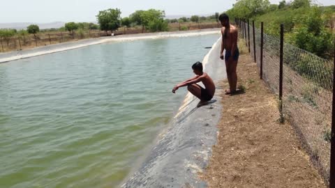 Most biggest swimming pool in India.... Have you seen ever boys swim like this....🤣🤣🤣🤣