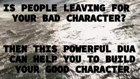 IS PEOPLE LEAVING YOU FOR YOUR BAD CHARACTER?