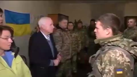 ❗️[Dec 2016]❗️ 🔥Lindsay Graham and John McCain visit the 💀"AZOV"💀 battalion in Ukraine💵❗️