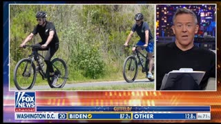 Gutfeld on Biden's bike riding. Thought only thing Hunter rode had Ukrainian Accents