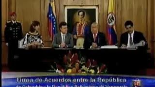 Saab y Juan Manuel Santos están reunidos
