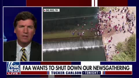 Tucker Carlson says more about the FAA grounding the Fox drone